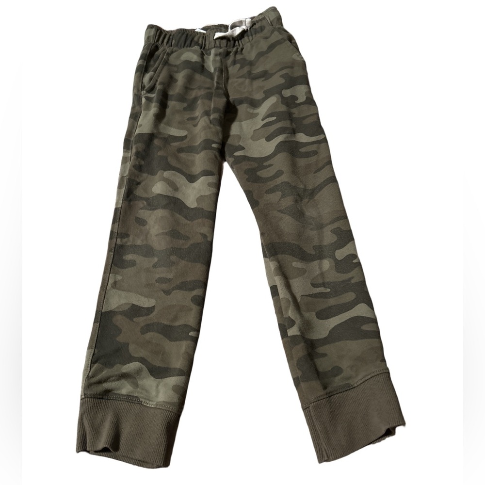 Boys Carter's Green Camouflage Jogger Sweatpants Size 7